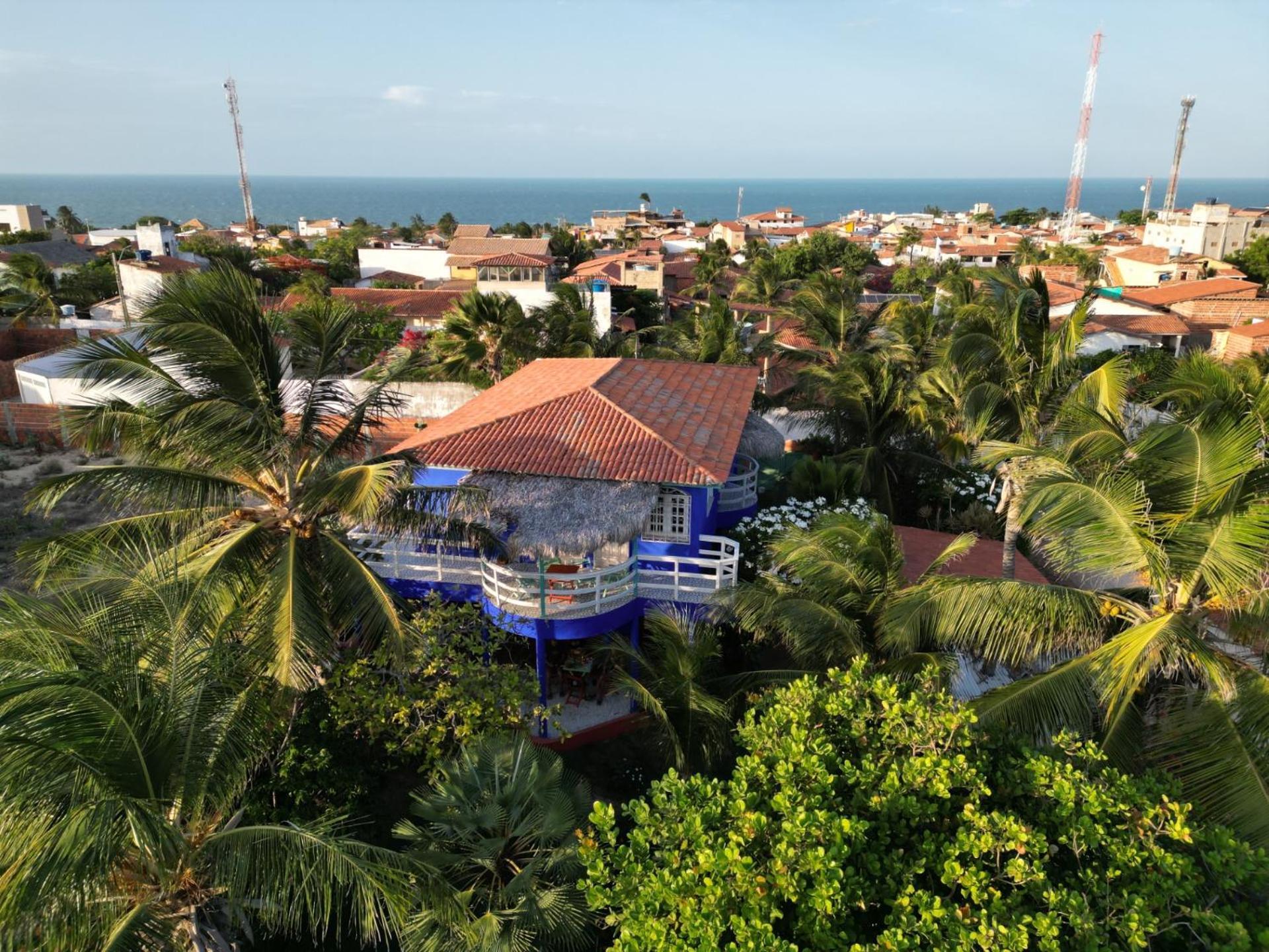 Vila Charming Blue House With Kitchen Parking And Garden Canoa Quebrada Exteriér fotografie